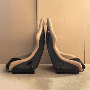 Siège de course en cuir PU en fibre de carbone Apex, siège sport à dossier fixe de qualité supérieure, siège baquet complet, léger et durable - Product Image 4