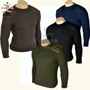 สเวตเตอร์แบบสวมหัวสำหรับผู้ชายขนสัตว์อะคริลิคกันหดได้2023ฤดูใบไม้ร่วงฤดูหนาว - Product Image 2