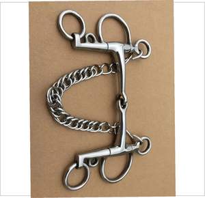 Nouvel Arrivage Mors de cheval à double articulation en acier inoxydable avec anneau lâche - Product Image 2