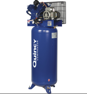 Compresor de aire recíproco Quincy QT-54 lubricado por salpicadura, 5 HP, 230 voltios, 1 fase, compresor de aire industrial en venta - Product Image 2