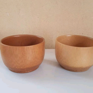 Tasse en bambou artisanale - Sculpture complexe et peinture artistique |   Vaisselle Naturelle Premium - Product Image 5