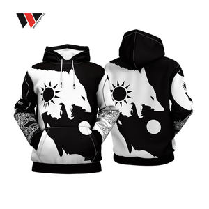 Sudadera con Capucha Sublimada Personalizada de Alta Calidad, Resistente al Viento, Transpirable, para Hombre y Mujer, Invierno, Poliéster, Casual, Económica - Product Image 1