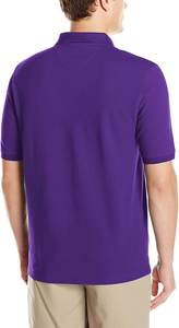 เสื้อโปโลผ้าฝ้าย100% ระบายอากาศได้ดีเสื้อไม่มีลายสีทึบพิมพ์โลโก้ตามสั่ง - Product Image 3