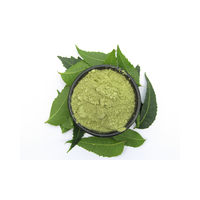 Poudre de feuilles de neem pure pour l'ubtan traditionnel indien et le masque facial éclaircissant naturel pour la beauté du jour du mariage