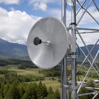 Antenne parabolique longue portée 900-6000 MHz 24dBi à gain élevé pour réseau Wi-Fi extérieur et point d'accès satellite