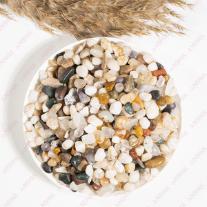 Venta al por Mayor de Mezcla de Piedras Naturales de Ágata, Mezcla de Cristales Multicolores en Forma Curva, Gemas Semipreciosas para Decoración del Hogar y Artesanía Curativa - Product Image 4