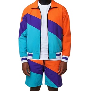 Custom Sweatsuit Track <b>Short</b> Set Nylon Polyester <b>Suit</b> Summer Two Piece Windbreaker Tracksuit Hoodie and <b>Shorts</b> Jacket Sets Women - Product Image 1