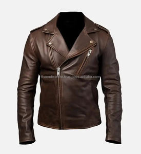 Chaquetas de cuero para hombre de Otoño Invierno 2025, cómodas y a la moda, nuevo estilo de diseño, chaqueta a precio de venta al por mayor para hombre - Product Image 1