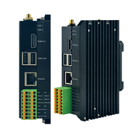 Controlador PLC Industrial Personalizado de Fábrica, Raspberry Pi Edgebox-RPI4 Linux 5G LORAWAN 4G LTE, PLC de Borde sin Ventilador para Programación