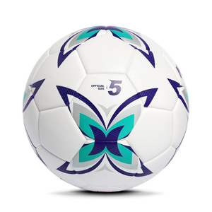 Balón de fútbol de PU de tamaño personalizado 5 con impresión de logotipo para entrenamiento de partidos, equipos juveniles, uso promocional o obsequios para eventos deportivos - Product Image 2