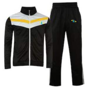 Vêtements de sport personnalisés pour hommes Survêtements de jogging avec fermeture éclair Joggers d'entraînement pour hommes Survêtement en nylon coupe-vent en polyester - Product Image 3