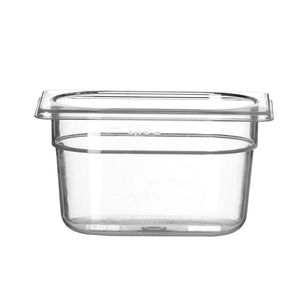 Contenitore Gastronorm 1/9 Profi Line 1L Trasparente 176x108x(H)100mm per Conservazione Alimenti - Product Image 1