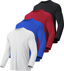 Meilleur prix T-shirts solides à manches longues pour hommes 100% coton respirant séchage rapide haute qualité Street Wear bas quantité minimale de commande - Product Image 2