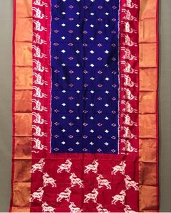 Tussar Seda Sarees Con Tejido Especial Zari Border - Product Image 3