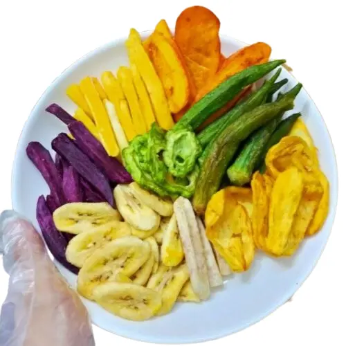 Frutas e legumes naturais misturados vietnamitas, dados de ouro 99