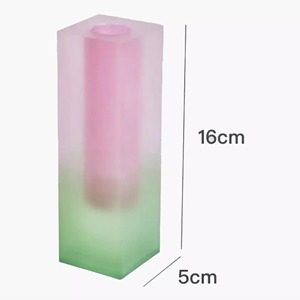 Adorable bougeoir en verre, élégant centre de table, accent décoratif élégant, romantique et festif, décoration d'intérieur - Product Image 4