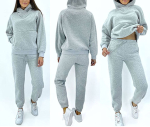 2025 Jogging porter fermeture éclair femmes 2 pièces Yoga survêtement ensemble à manches longues fermeture éclair hauts joggers pantalons - Product Image 5
