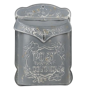 Magazines Parcels Storing Fencing Post Parcel Drop Box Modern Style Metal Post Mounted Galvanized <b>Mailbox</b> Royal Mail Post Box - Product Image 3