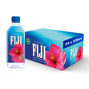 Agua Fiji Auténtica Importada de las Islas Fiji con Diseño de Botella Cuadrada Icónica y Etiquetado Tropical, Paquete de 12x1L al por Mayor - Product Image 2