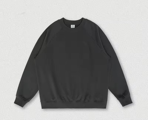 Sudadera con capucha mezclada de algodón de alta calidad de 450 gsm serigrafiada con diseño Digital bordado teñido liso para la temporada de invierno - Product Image 3