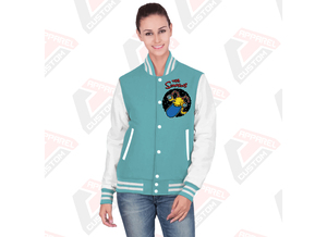 Blouson universitaire en toile pour homme, style streetwear décontracté, col montant, impression personnalisée, respirant et coupe-vent – Meilleures ventes - Product Image 2