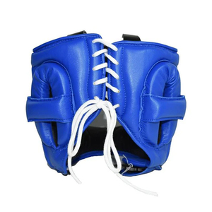 Nouvelle conception, protège-tête de boxe en cuir durable, poignées, protection intégrale du visage, logo personnalisé, léger, entraînement, sparring - Product Image 5