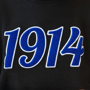 Sudadera negra 1914 Sigma Chenille bordada suave algodón Premium Phi Beta Sigma fraternidad griega ropa para hombre - Product Image 5