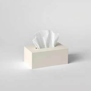 Boîte de mouchoirs en papier Ruby écologique, 2 plis, doux, en pâte de bois vierge, emballage personnalisé, vente en gros pour la maison - Product Image 2