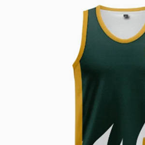 เสื้อบาสเก็ตบอลผ้าโพลีเอสเตอร์แบบ100% คุณสมบัติระบายอากาศ - Product Image 4