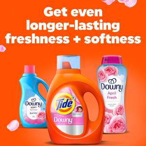Detergente Líquido para Ropa Tide Plus Boost of Ultra Downy, Aroma April Fresh, 92 fl oz, 65 Lavados - Product Image 3