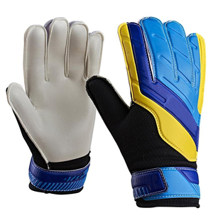 Gants de gardien de but en cuir pour jeunes et adultes Gants hybrides à rouleaux négatifs avec épines amovibles Équipement de gardien de but de football - Product Image 1