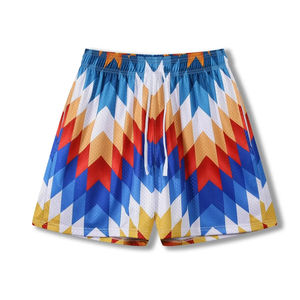 High Quality Men's Women's Double <b>Layer</b> Mesh Shorts Quick Drying Custom Sublimation Eco-Friendly Casual Style for Gym Basketball - Product Image 1