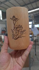 Taza de bambú de alta calidad para beber, taza artesanal para marca personalizada - Product Image 3