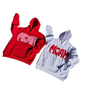 Sweat à capuche personnalisé Y2K en coton épais 100% délavé à l'acide pour homme, streetwear de haute qualité, coupe classique, molleton écologique - Product Image 3