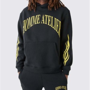2025 élégant vêtements de sport hommes coupe ajustée à capuche coton survêtement conception élastique survêtements en vrac quantité solide motif tenues - Product Image 5