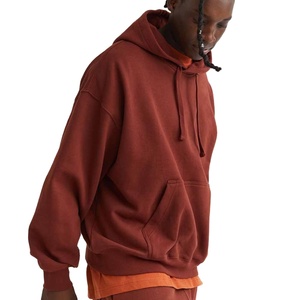 100% coton, basiques vierges, polaire épaisse, poids lourd, coupe classique, impression personnalisée de logo, uni, teinture unie, écologique, hiver, homme - Product Image 5