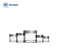 Pots cosmétiques PIN MAO en forme de cylindre avec couvercle en plastique à clipser, capacité de 5 ml à 300 ml, pour les soins de la peau