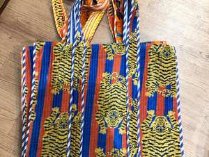 Sac fourre-tout réversible en velours matelassé, imprimé floral, sac de plage, fermeture éclair robuste et douce, tissu en velours écologique, sac d'épicerie, sac de pique-nique - Product Image 5