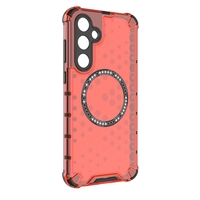 Coque souple en nid d'abeille magnétique sans fil pour Samsung Galaxy S24 Plus S23 Ultra FE A35 A55 Shockproof Hybrid Cover