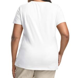 Camiseta de Verano Transpirable para Mujer, Nueva, a Bajo Precio, de Secado Rápido, Sostenible, con Logotipo Personalizado, Tallas Grandes - Product Image 5