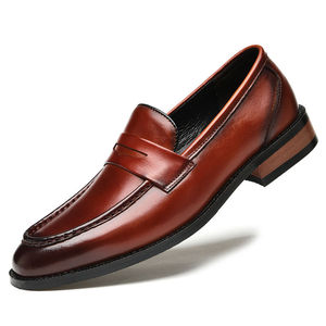 Chaussures en cuir marron de qualité supérieure unisexes personnalisées, respirantes, design élégant, semelle durable, formelles, de haute qualité - Product Image 4