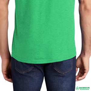 T-shirt pour homme en polyester/coton, nouvelle conception, vente chaude, prix de gros, haute qualité, séchage rapide, respirant, coupe décontractée - Product Image 5