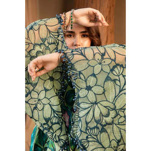 Colección Eid 2025 de Maria B, MPT-2505-B-TC-1169, Tela de Chifón Primaveral - Product Image 4