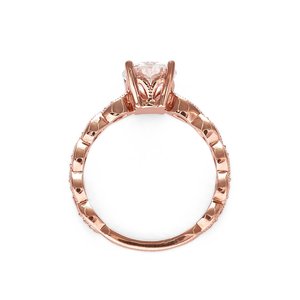 Compromiso Moissanite Stone Ring Sólido 925 Sterling Silver Minimalist Band Aniversario Boda Mujeres Joyería de plata Mayorista - Product Image 4