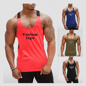 Camiseta sin mangas para hombre, ropa de gimnasio personalizada para hombre, 100% de algodón, impresión personalizada al por mayor, el mejor diseño, ropa de entrenamiento para gimnasio, OEM - Product Image 5