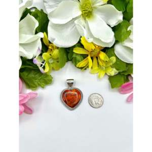 Colgante Navajo hecho a mano de ostra espinosa y plata de ley con engaste de bisel, oro rosa y platino, amuleto religioso con patrón numérico - Product Image 2