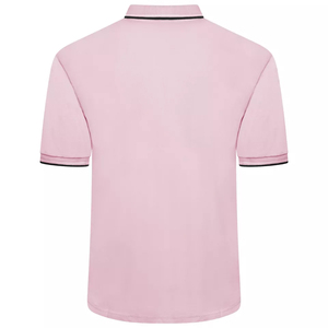 Polos de manga corta lisos de verano de algodón piqué para hombre - Product Image 1