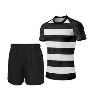 Sublimación personalizada Rugby Jersey y Short Set Completo para Hombres - Product Image 4