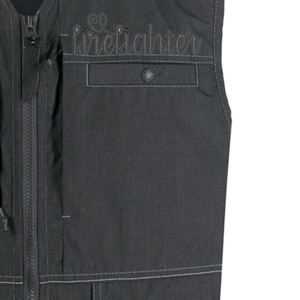 Veste matelassée brillante, coupe et couture, vestes utilitaires sans manches chauffantes, veste d'hiver sur mesure de grande taille en gros pour homme - Product Image 3