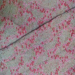 Tela Georgette de seda bordada a mano con estampados - Product Image 3